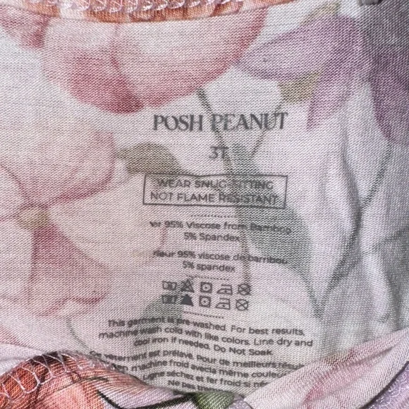 Posh peanut floral zippy sleeper - Picture 4 of 8